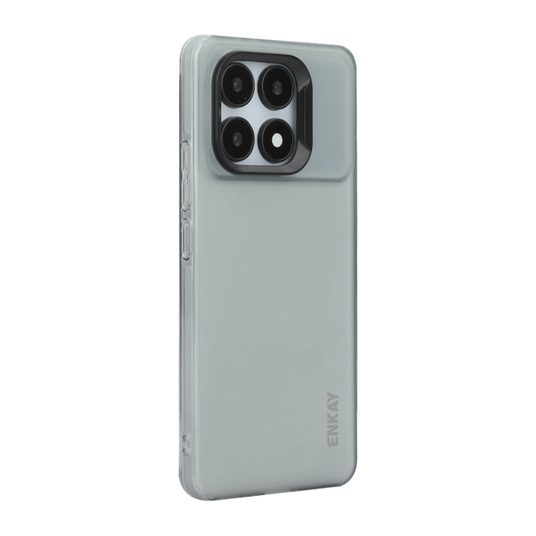 For Redmi K70 / K70 Pro ENKAY Hat-Prince Translucent Matte TPU Soft Phone Case(Grey) - K70 Pro Cases by ENKAY | Online Shopping UK | buy2fix