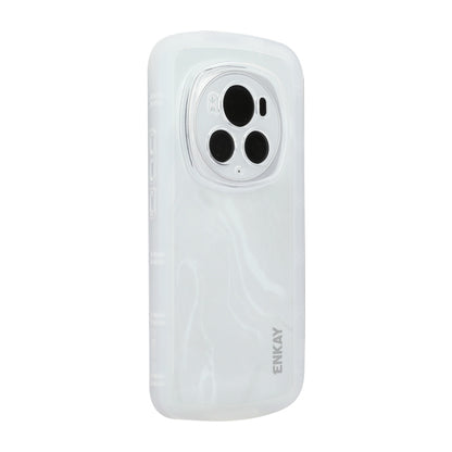 For Honor Magic6 Pro ENKAY Hat-Prince Translucent Matte TPU Shockproof Phone Case(White) - Honor Cases by ENKAY | Online Shopping UK | buy2fix