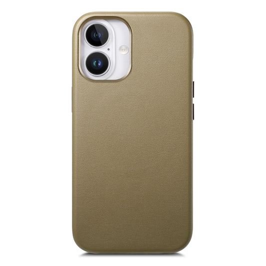 For iPhone 16 Electroplated Metal Button Shockproof Phone Case(Green) - iPhone 16 Cases by buy2fix | Online Shopping UK | buy2fix