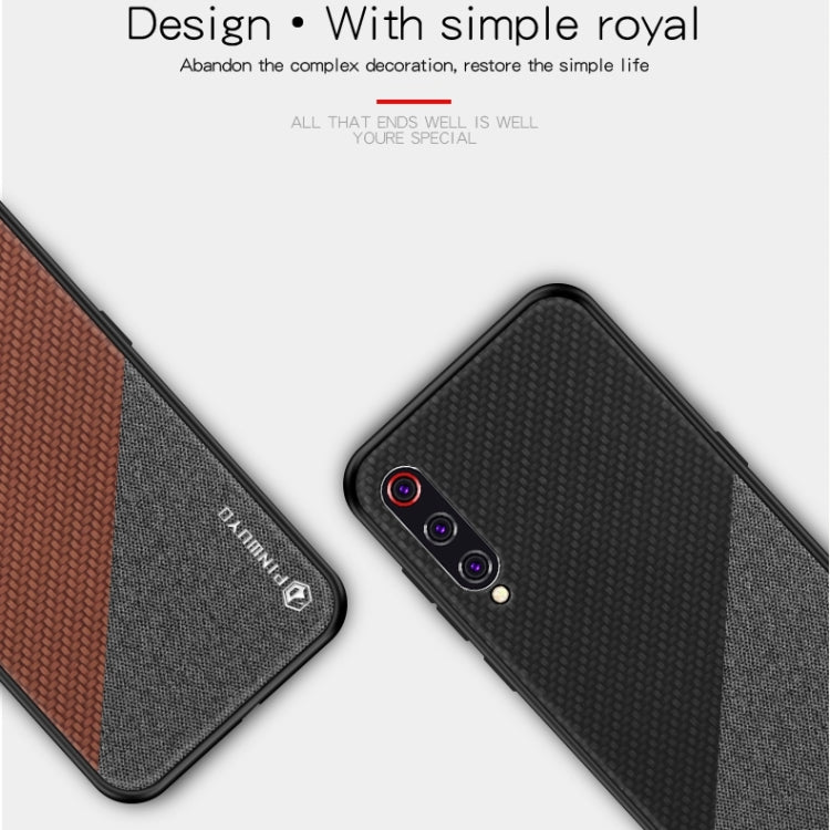 PINWUYO Honors Series Shockproof PC + TPU Protective Case for XIAOMI Mi 9(Brown) - Xiaomi Cases by PINWUYO | Online Shopping UK | buy2fix