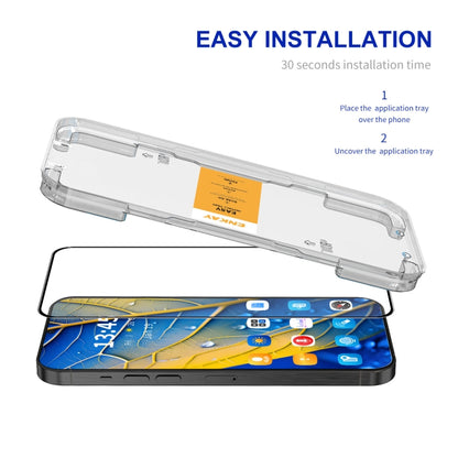 For Tecno Spark 30C ENKAY Easy Install High Alumina Silicon Full Glass Film - Tecno Tempered Glass by ENKAY | Online Shopping UK | buy2fix