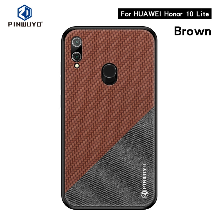 PINWUYO Honors Series Shockproof PC + TPU Protective Case for Huawei Honor 10 Lite / P Smart 2019(Black) - Honor Cases by PINWUYO | Online Shopping UK | buy2fix