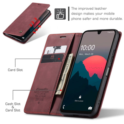 For Samsung Galaxy A16 5G CaseMe 013 Multifunctional Horizontal Flip Leather Phone Case(Red) - Galaxy Phone Cases by CaseMe | Online Shopping UK | buy2fix