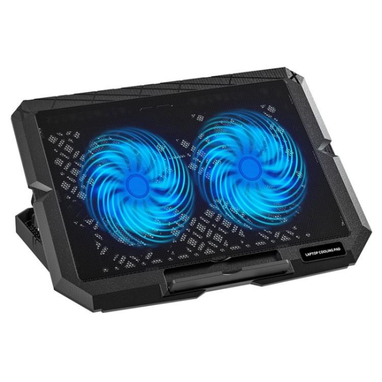 X3 Dual 14cm Fans 7-speed USB Powered Height Adjustable Laptop Cooling Pad - Cooling Pads by buy2fix | Online Shopping UK | buy2fix