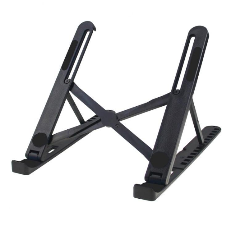 A9 Adjustable Height Portable Laptop Foldable Desktop Holder(Black) - Laptop Stand by buy2fix | Online Shopping UK | buy2fix