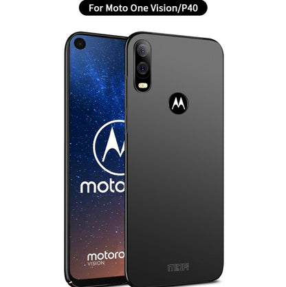 MOFI Frosted PC Ultra-thin Hard Case for Moto P40/One Vision(gold) - Motorola Cases by MOFI | Online Shopping UK | buy2fix