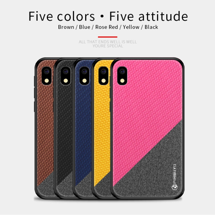 PINWUYO Honors Series Shockproof PC + TPU Protective Case  for Galaxy A10e(Black) - Galaxy Phone Cases by PINWUYO | Online Shopping UK | buy2fix