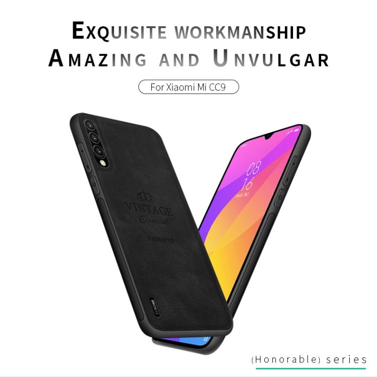 PINWUYO Shockproof Waterproof Full Coverage PC + TPU + Skin Protective Case  for Xiaomi Mi CC9 / CC9 Mito Custom Edition(Black) - Xiaomi Cases by PINWUYO | Online Shopping UK | buy2fix