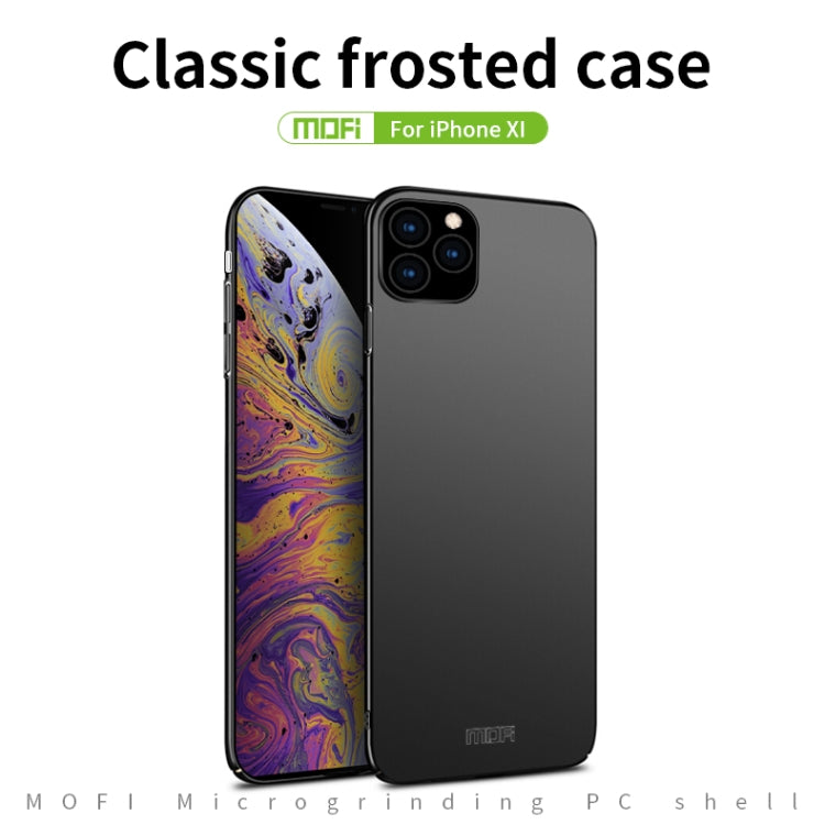 For iPhone 11 Pro MOFI Frosted PC Ultra-thin Hard Case (Black) - iPhone 11 Pro Cases by MOFI | Online Shopping UK | buy2fix