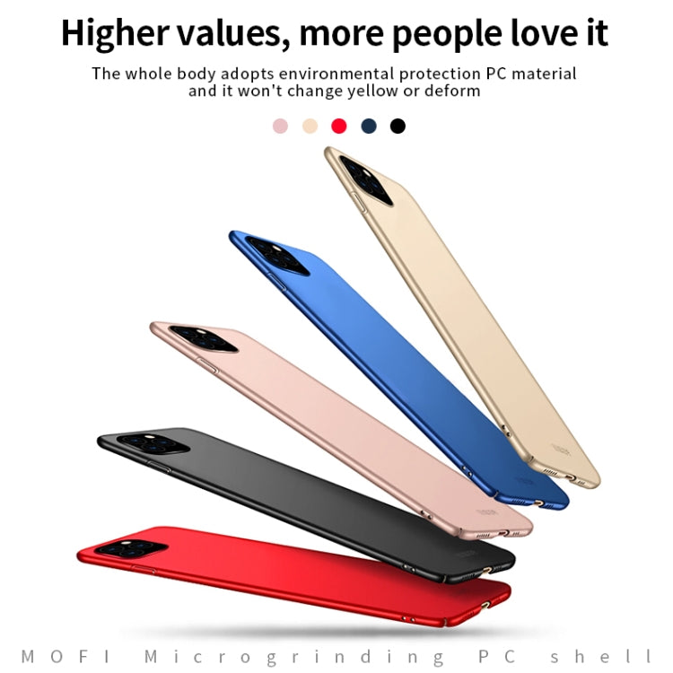 For iPhone 11 Pro MOFI Frosted PC Ultra-thin Hard Case (Blue) - iPhone 11 Pro Cases by MOFI | Online Shopping UK | buy2fix