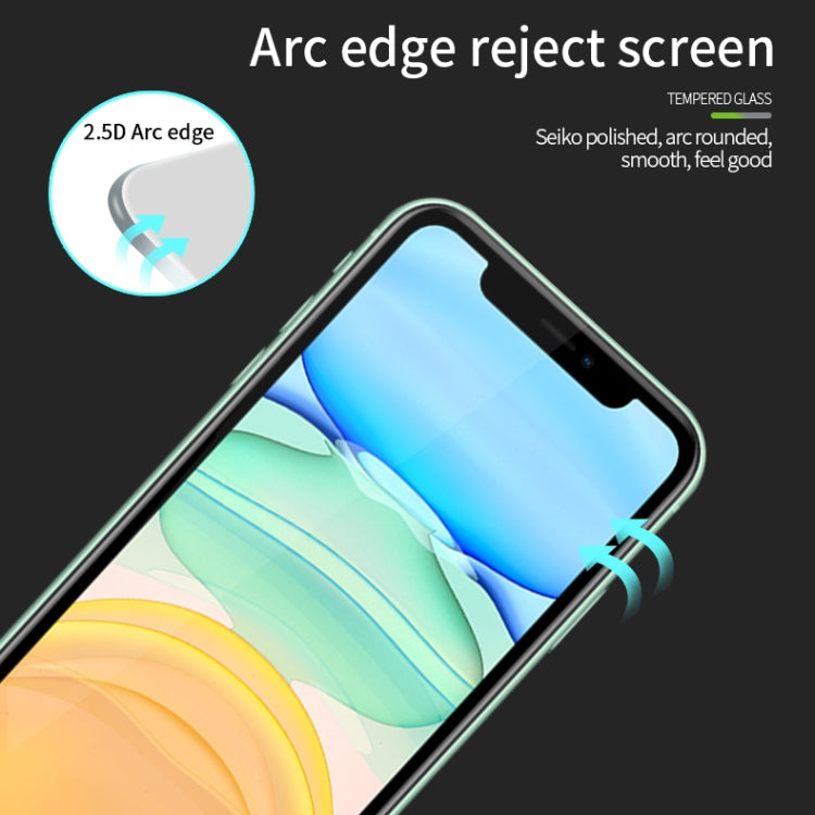 For iPhone 11 / XR MOFI 9H 2.5D Full Screen Tempered Glass Film(Rose gold) - iPhone 11 Tempered Glass by MOFI | Online Shopping UK | buy2fix