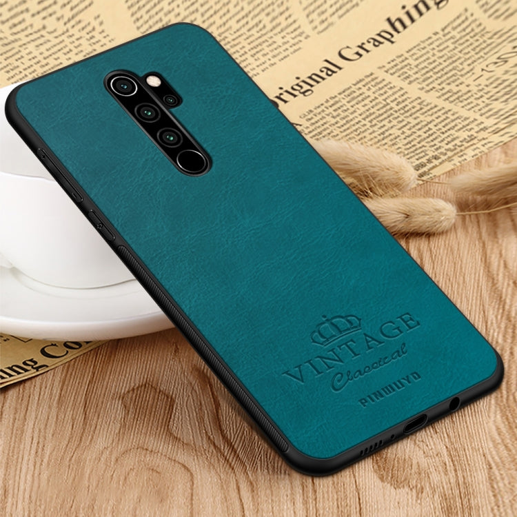 For Xiaomi RedMi Note 8 Pro PINWUYO Pin Rui Series Classical Leather, PC + TPU + PU Leather Waterproof And Anti-fall All-inclusive Protective Shell(Blue) - Xiaomi Cases by PINWUYO | Online Shopping UK | buy2fix