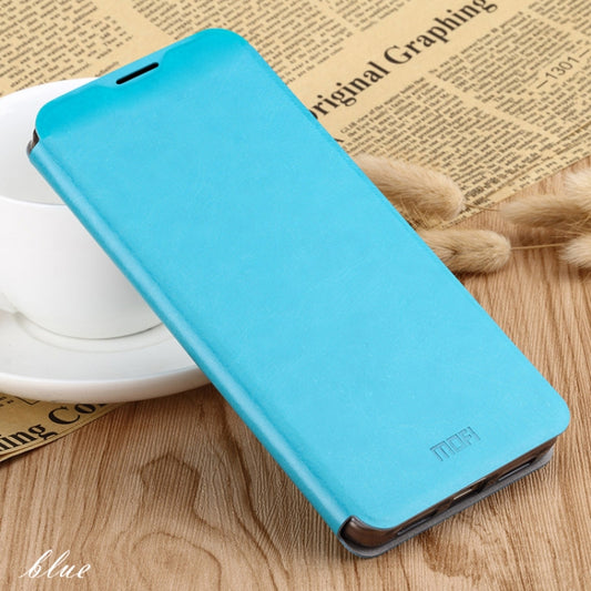 For Xiaomi  Mi 9 Pro MOFI Rui Series Classical Leather Flip Leather Case With Bracket Embedded Steel Plate All-inclusive(Blue) - Xiaomi Cases by MOFI | Online Shopping UK | buy2fix