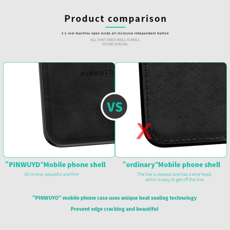For Xiaomi RedMi 8A PINWUYO Zun Series PC + TPU + Skin Waterproof And Anti-fall All-inclusive Protective Shell(Gray) - Xiaomi Cases by PINWUYO | Online Shopping UK | buy2fix