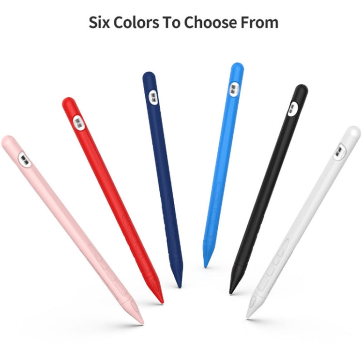 Suitable For Apple Pencil1 Generation StylusTouch Pen Silicone Protective Cover Pen Cap(White) - Pencil Accessories by buy2fix | Online Shopping UK | buy2fix