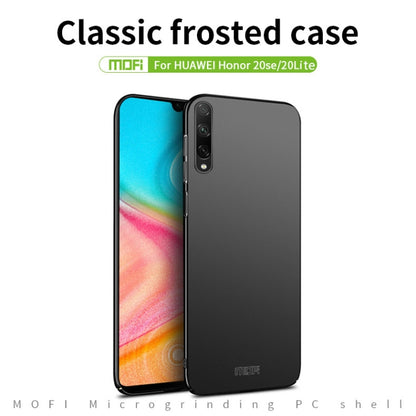 For Huawei Honor 20 Lite MOFI Frosted PC Ultra-thin Hard Case(Black) - Honor Cases by MOFI | Online Shopping UK | buy2fix