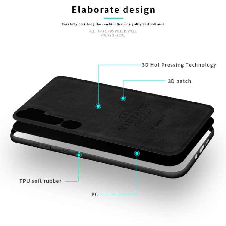 For Xiaomi CC9 Pro / Note10 PINWUYO Zun Series PC + TPU + Skin Waterproof And Anti-fall All-inclusive Protective Shell(Gray) - Xiaomi Cases by PINWUYO | Online Shopping UK | buy2fix