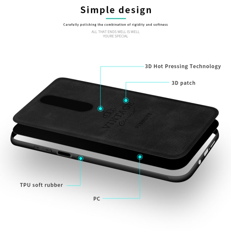 For Xiaomi Redmi K30 PINWUYO Zun Series PC + TPU + Skin Waterproof And Anti-fall All-inclusive Protective Shell(Black) - Xiaomi Cases by PINWUYO | Online Shopping UK | buy2fix