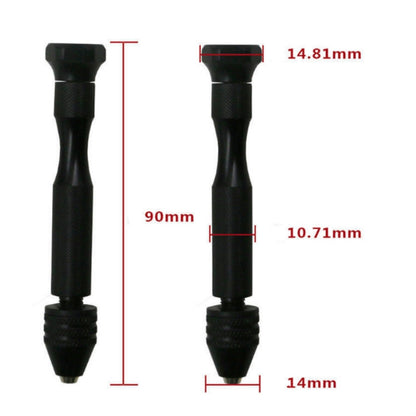 11 In1 Mini Manual Drill With Drill Plastic Walnut Wenwan Punching Tool - Drill & Drill Bits by buy2fix | Online Shopping UK | buy2fix