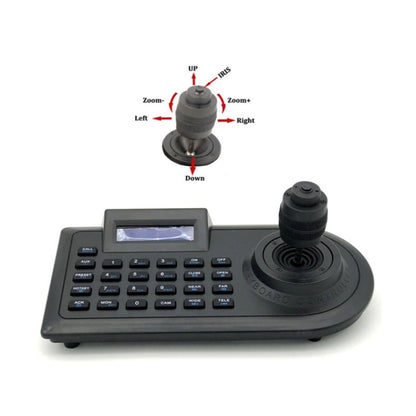 JSK-8003C Monitoring Keyboard PTZ Rocker Ball Camera Keyboard, Specification:4 Axis(EU Plug) - Other Tools by buy2fix | Online Shopping UK | buy2fix