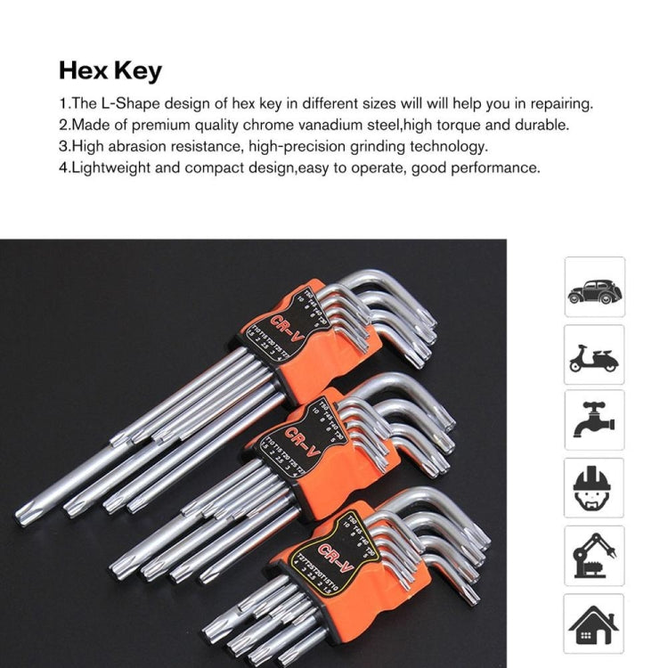 Allen Wrench Set Screwdriver Plum Blossom Multi-function Combination Tool, Style:Mito (Short Version) - Combination Kit by buy2fix | Online Shopping UK | buy2fix