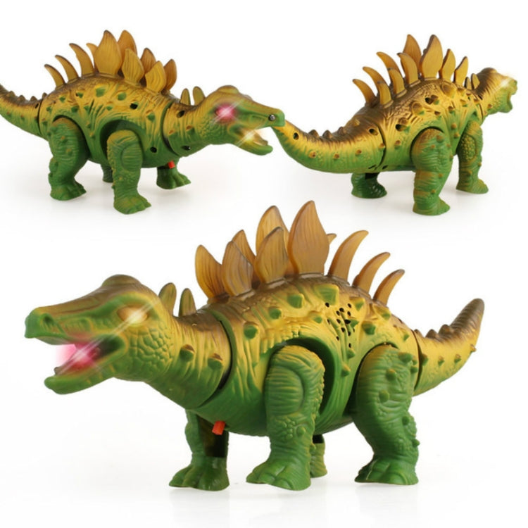 Simulation Luminous Sound Electric Universal Dinosaur Model Toy Boy Gift(Stegosaurus) - Electronic Pets by buy2fix | Online Shopping UK | buy2fix