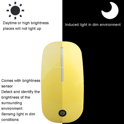 A66 Mouse Type LED Intelligent Light Control Night Light, Plug:EU Plug(Green) - Sensor LED Lights by buy2fix | Online Shopping UK | buy2fix