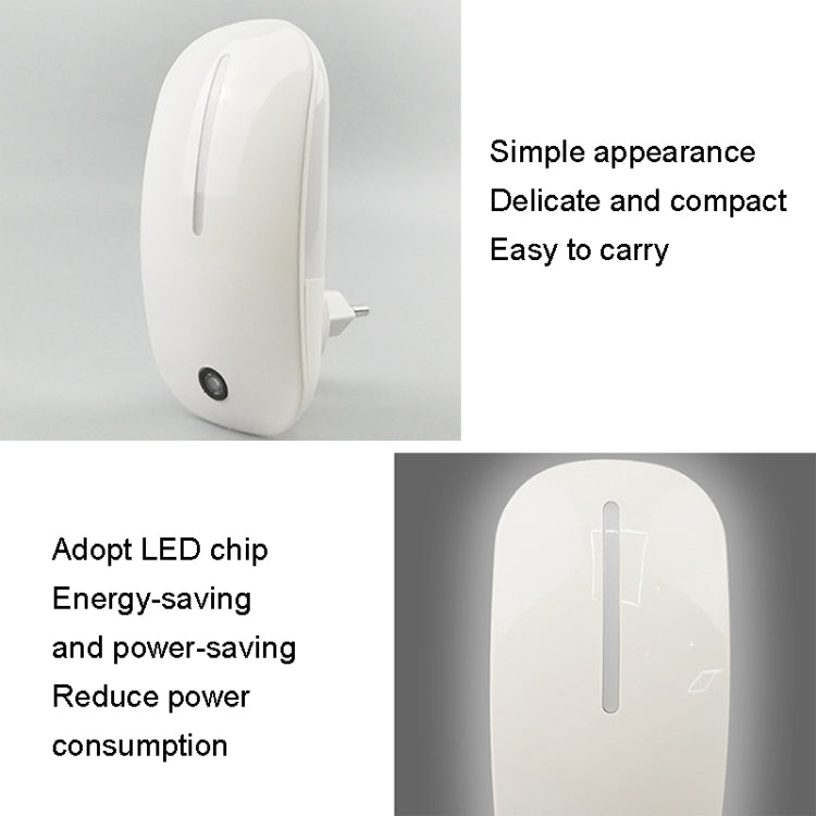 A66 Mouse Type LED Intelligent Light Control Night Light, Plug:UK Plug(Blue) - Sensor LED Lights by buy2fix | Online Shopping UK | buy2fix