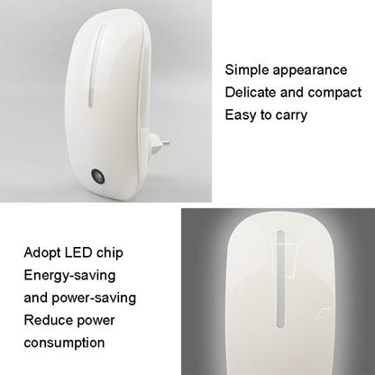 A66 Mouse Type LED Intelligent Light Control Night Light, Plug:UK Plug(Blue) - Sensor LED Lights by buy2fix | Online Shopping UK | buy2fix