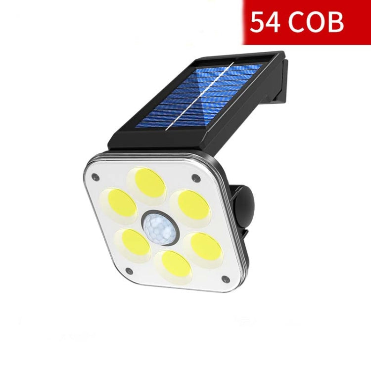 54 COB Solar Wall Light Outdoor Waterproof Human Body Induction Garden Lamp Street Light - Solar Lights by buy2fix | Online Shopping UK | buy2fix