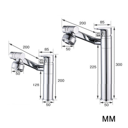 Universal Swivel Faucet Bathroom Hot & Cold Dual-Out Mode Faucet, Specification: Short HT-805065 - Faucets & Accessories by buy2fix | Online Shopping UK | buy2fix