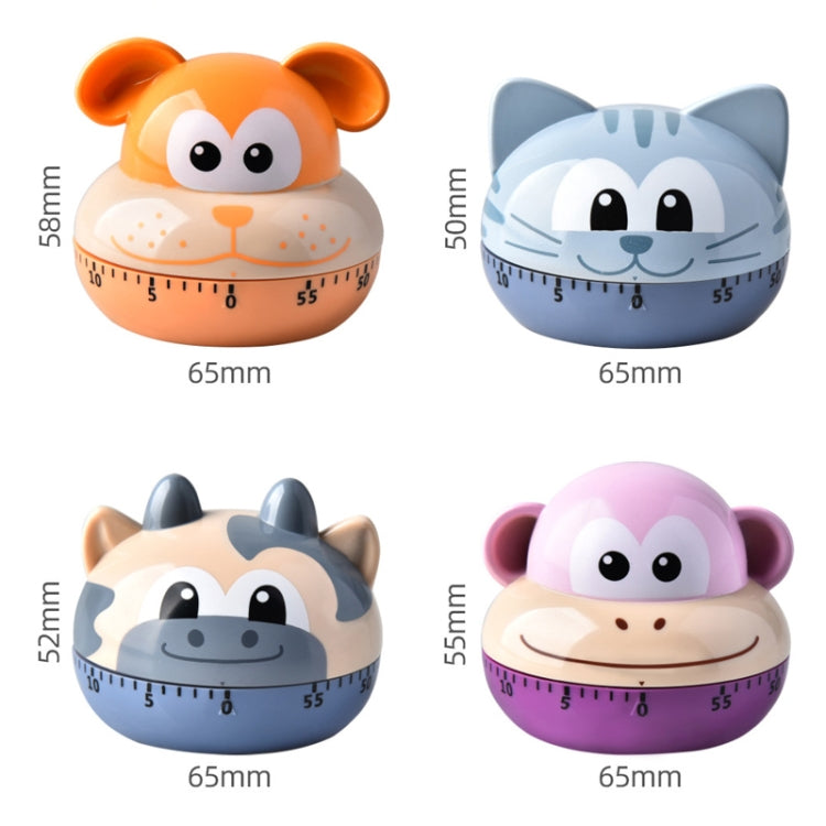 Kitchen Mechanical Timer Cartoon 60 Minutes Timer Baking Cooking Reminder(Little Monkey) - Digital Countdown by buy2fix | Online Shopping UK | buy2fix