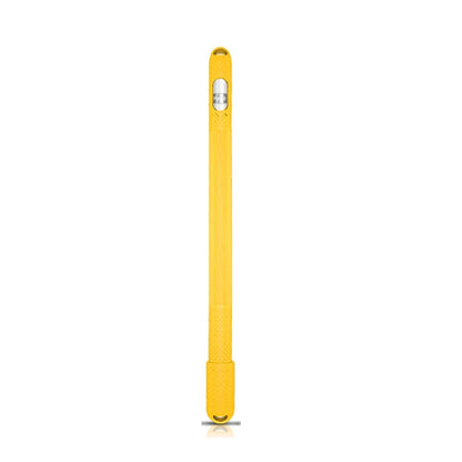 5 PCS Stylus Silicone Protective Case For Apple Pencil 1(Yellow) - Pencil Accessories by buy2fix | Online Shopping UK | buy2fix