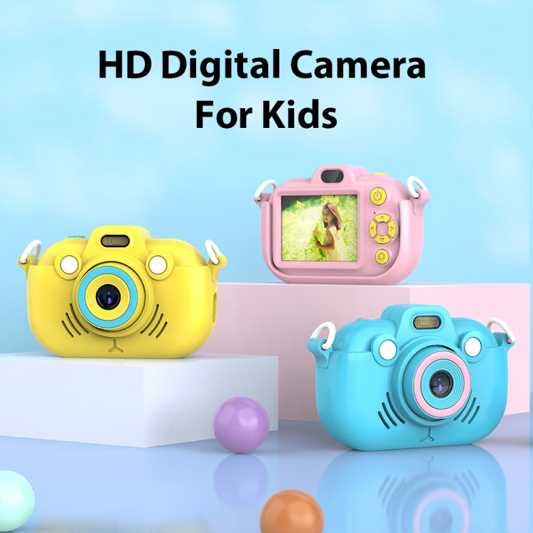 DC502 2.4-Inch 16X Zoom 2.7K Video Recording Children Digital Camera, Color: Pink + 32G(EU Plug) - Children Cameras by buy2fix | Online Shopping UK | buy2fix