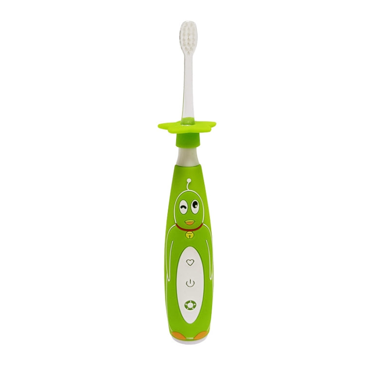 A3 Silicone Soft Sonic Electric Toothbrush(Light Green) - Toothbrushes by buy2fix | Online Shopping UK | buy2fix