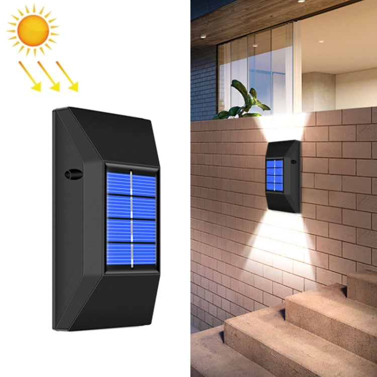 Outdoor Decorative Waterproof Solar Wall Light, Spec: 4 LEDs White Light - Solar Lights by buy2fix | Online Shopping UK | buy2fix