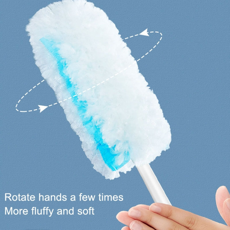 Disposable Household Vacuum Retractable Feather Duster, Style: With Base+12 Clothes - Sponges, Cloths & Brushes by buy2fix | Online Shopping UK | buy2fix