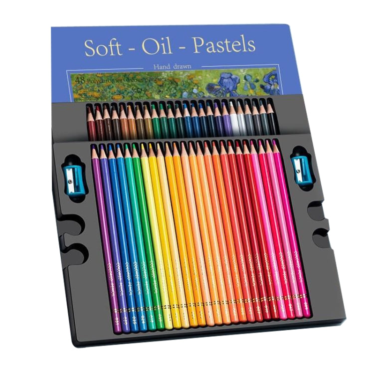 48 Colors Oily Bright Color Pencil Studio Special Set Classic Model - Art Supplies by buy2fix | Online Shopping UK | buy2fix