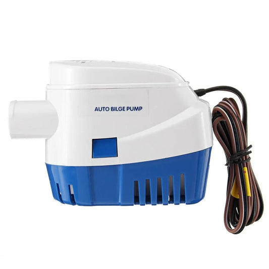 600GPH-24V Blue Automatic Bilge Pump Submersible Water Electric Pump For Yacht Marine Boat - Marine Accessories & Parts by buy2fix | Online Shopping UK | buy2fix