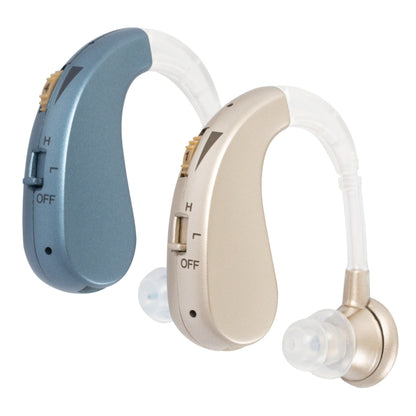 Hearing Aid Audiphones Sound Amplifier EU Plug(Golden) - Hearing Aids by buy2fix | Online Shopping UK | buy2fix