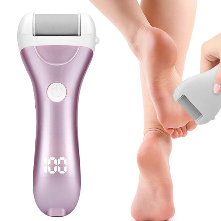 Electric Foot Grinder Digital Display USB Pedicure Peeling(Pink) - Grinding Tools & Accessories by buy2fix | Online Shopping UK | buy2fix