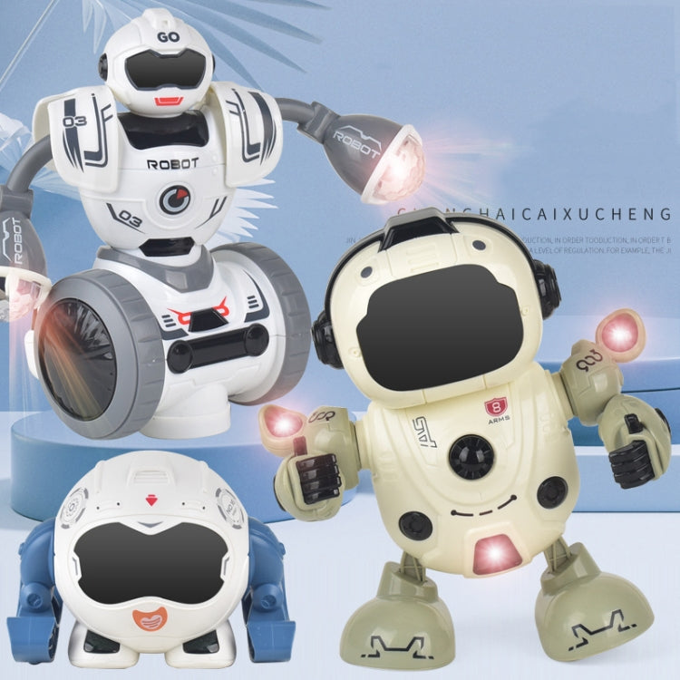 Intelligent Early Education Sound and Light Mechanical Robot Toys, Color: 4 Green - RC Robots by buy2fix | Online Shopping UK | buy2fix