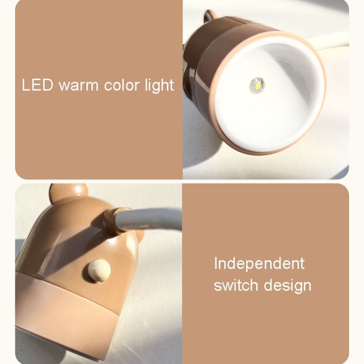 KD201 Portable Lamp Hanging Neck Reading LED Night Light, Style: Bear (Orange+Green) - Desk Lamps by buy2fix | Online Shopping UK | buy2fix