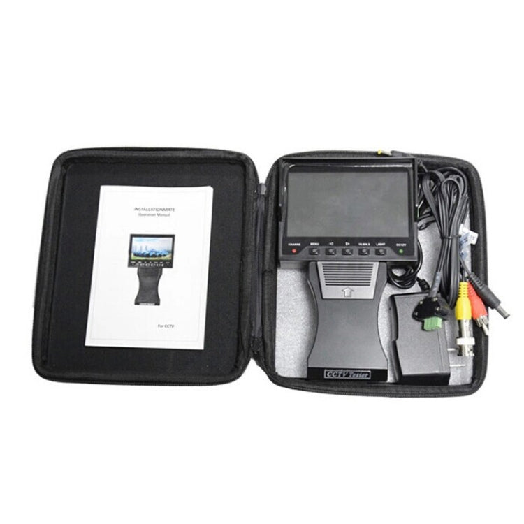 JSK-4300B 4.3 inch Handheld 12V Output Network Cable Monitoring Tester(With US Plug Power Adapter) - Other Tools by buy2fix | Online Shopping UK | buy2fix