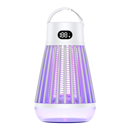 J03 Multi-Functional Digital Display Electric Mosquito Light Portable Home And Outdoor Camping Mosquito Killer(White) - Repellents by buy2fix | Online Shopping UK | buy2fix