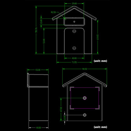 Wireless Doorbell Waterproof Cover Outdoor Doorbell Transparent Rain Protection Case(E30) - Other Device by buy2fix | Online Shopping UK | buy2fix