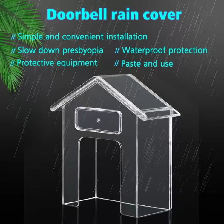 Wireless Doorbell Waterproof Cover Outdoor Doorbell Transparent Rain Protection Case(E30) - Other Device by buy2fix | Online Shopping UK | buy2fix