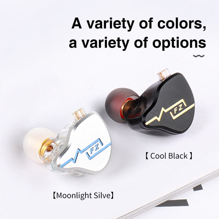 FZ In Ear HIFI Sound Quality Live Monitoring Earphone, Color: With Mic Blue - In Ear Wired Earphone by FZ | Online Shopping UK | buy2fix