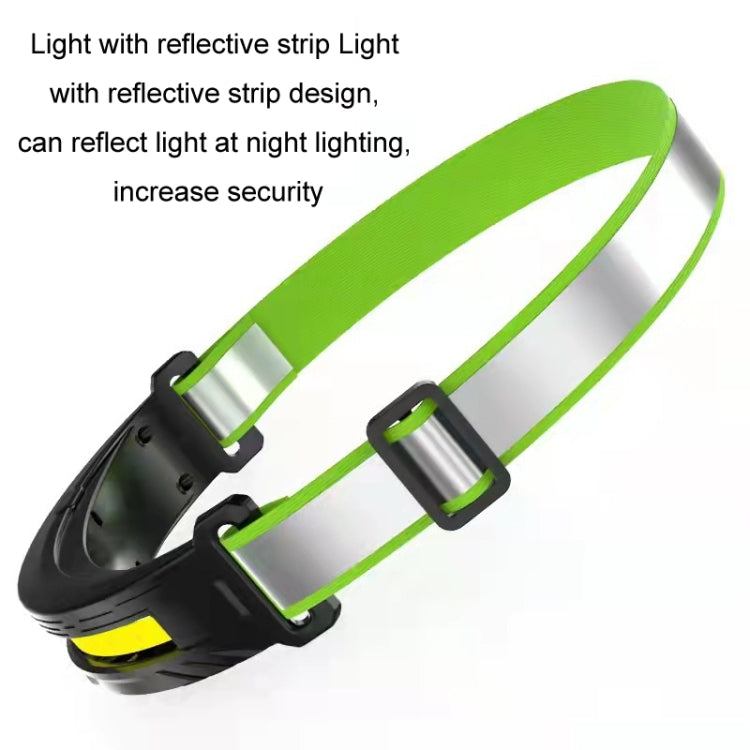 Portable Outdoor Camping Strong Light Rechargeable Warning Headlamp, Model: COB No Induction - Headlamp by buy2fix | Online Shopping UK | buy2fix