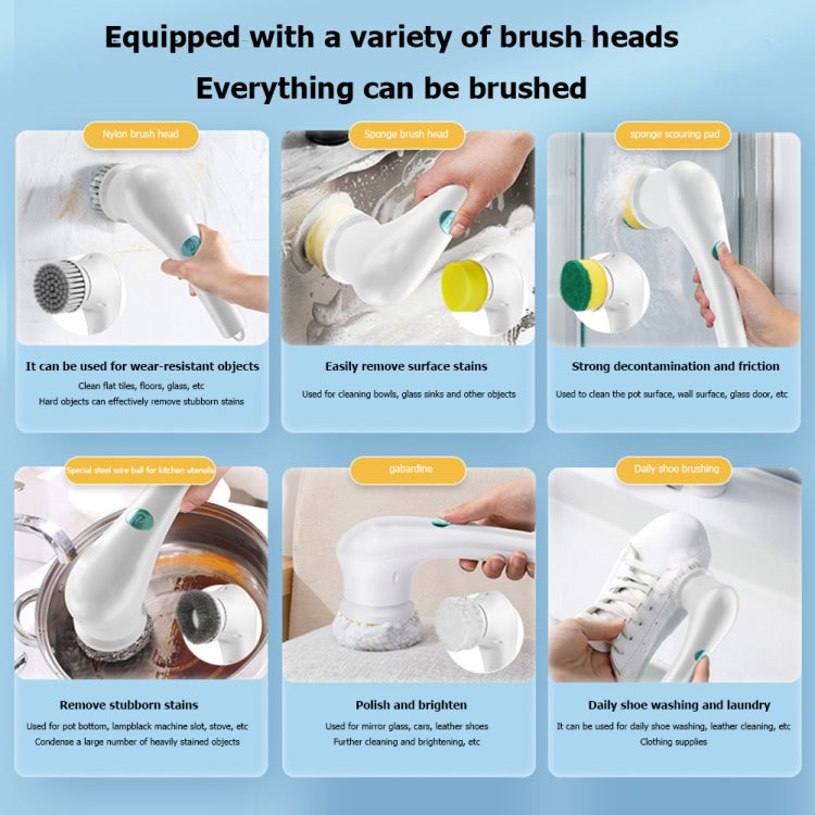 Steel Wire Ball Replace Brush Head Electric Handheld Scrubber Heads Home Washing Tools - Sponges, Cloths & Brushes by buy2fix | Online Shopping UK | buy2fix